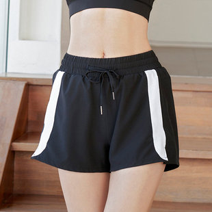 清仓特价运动短裤女防走光瑜伽大码胖MM200斤健身显瘦跑步三分裤