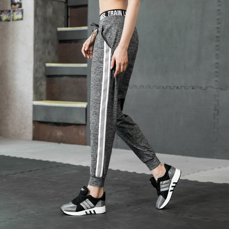 运动裤女宽松显瘦网红长裤薄瑜伽高腰健身房黑色速干九分裤晨跑步,运动服/休闲服装,健身裤,淘宝优惠券,粉丝福利购,淘宝优惠卷