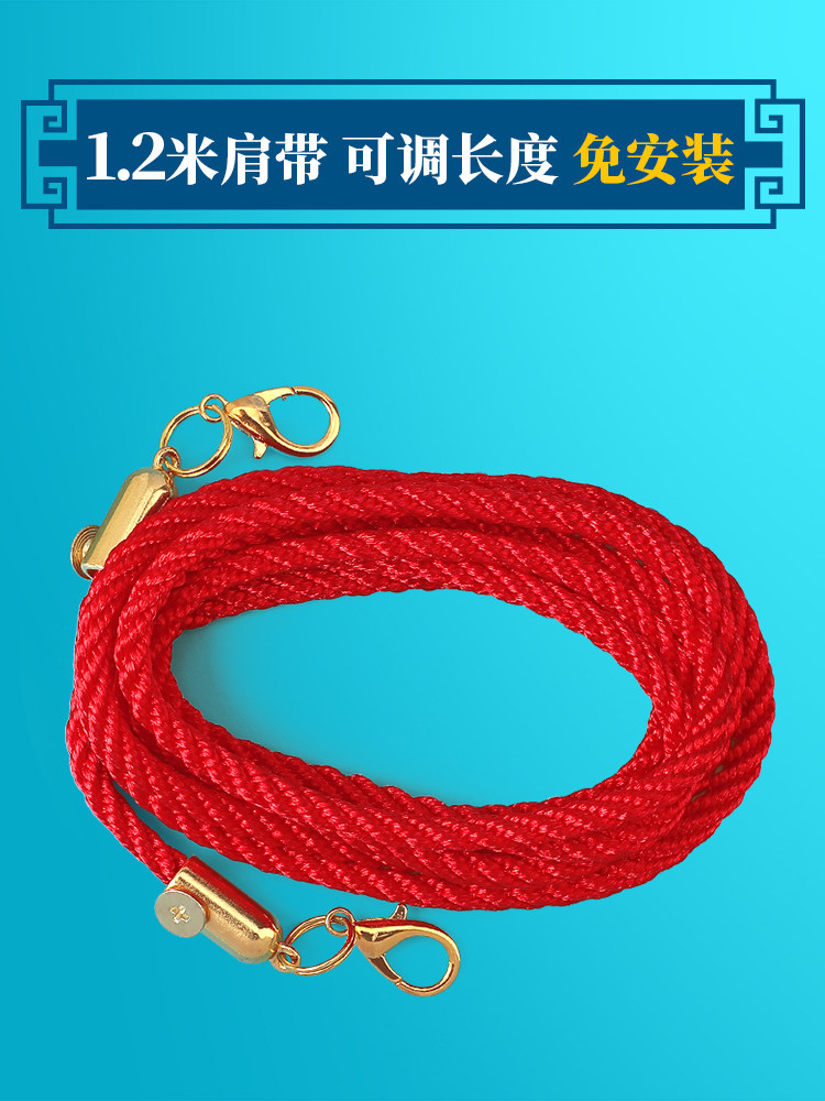 红包利是封肩带挂绳包邮创意手工新年压岁布艺万元儿童宝宝大红包