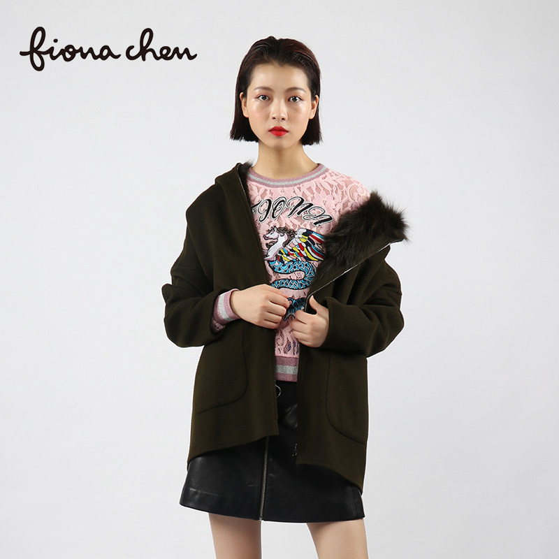 fiona chen/ Feinachen fashion Off the shoulder Hooded Solid Long cotton-padded clothes coatin the Women's clothing/Boutique , Cotton/Padded  category - from Buy2taobao.com to provide professional Taobao agent buy service