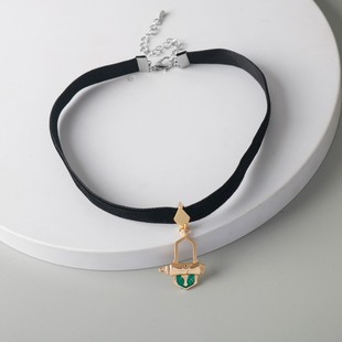 原神cos周边散兵流浪者cos项链二次元男女同款吊坠挂件锁骨链饰品