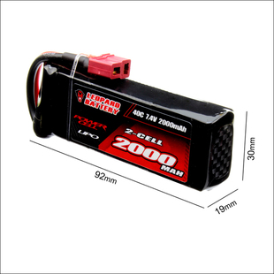 豹牌电池2000mh 不胀气 更安全 TETON LC专用 40C