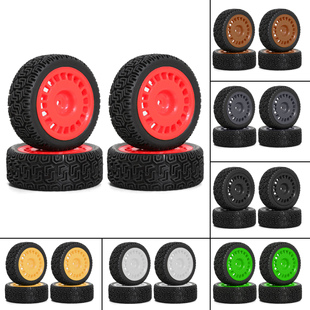 70mm房车1 W203 10拉力轮胎TT01田宫xv02迷宫胎尼龙轮毂94123京商