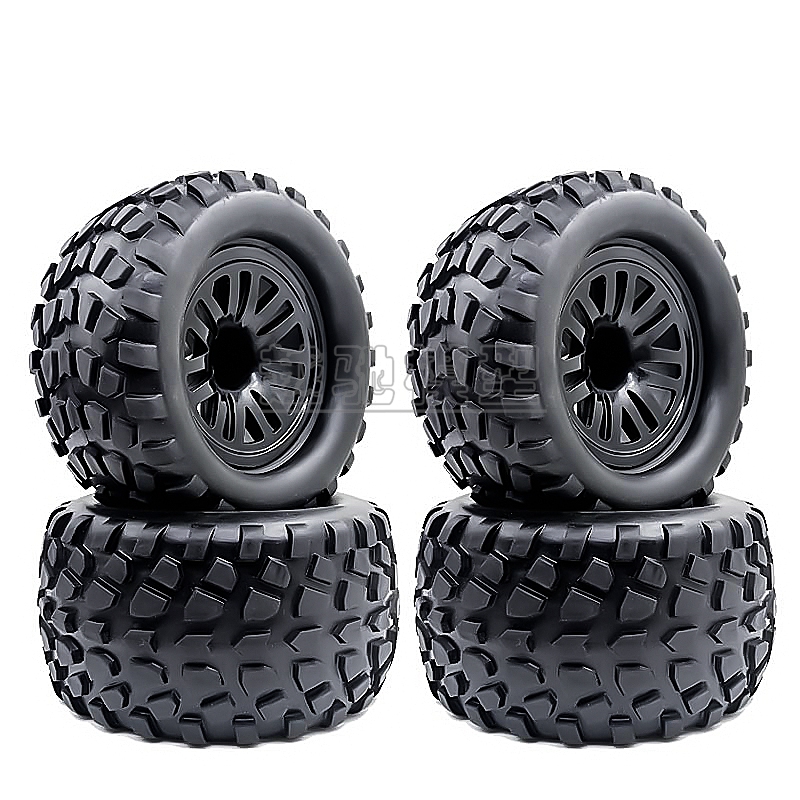 HSP1/10大脚车 恒龙燃油遥控车94111 94188加大越野轮胎 4个装