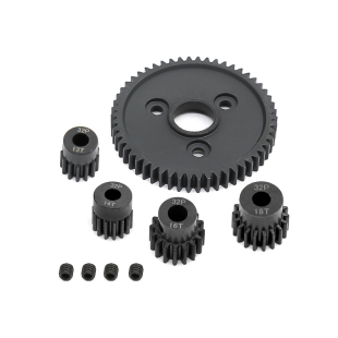 大E大S环奇727山鼠短卡0.8模5mm孔径钢制马达齿轮 齿轮 套装