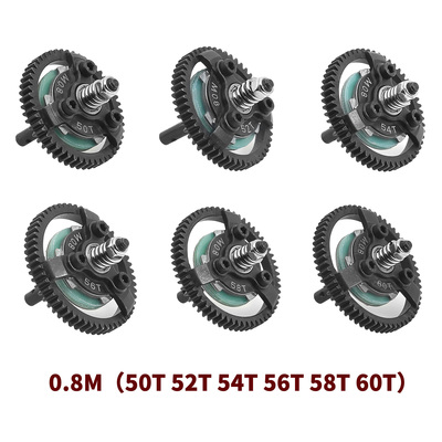 TRAXXAS SLASH 2WD 波箱齿轮0.8模总成=50T+52T+54T+56T+58T+60T