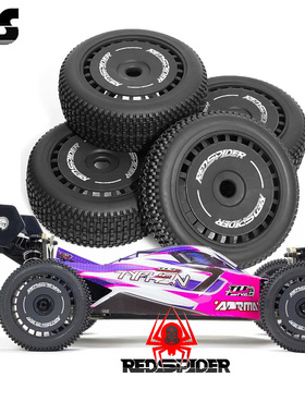 RS红蜘蛛 1/8 ARRMA 台风 typhon 6S越野车 TRAXXAS Jato轮胎R305