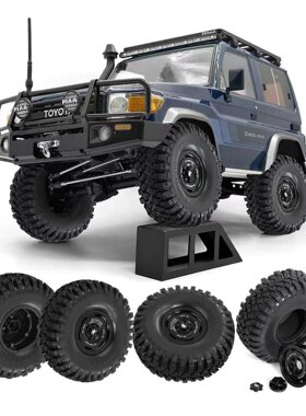 RS红蜘蛛1/10攀爬车瑞泰LC76入侵者 LC71易控TRX4金属轮毂+胎R339