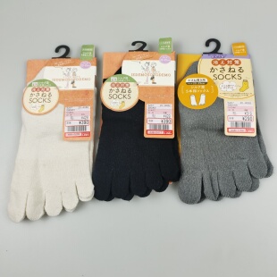 纯色无骨分趾袜外贸原单绢丝 10双桑蚕丝油丝五指袜女短筒春夏薄款