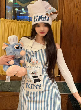 料理鼠王cos围裙厨师服厨师帽磁吸挂件发卡发箍玩偶玩具衣服