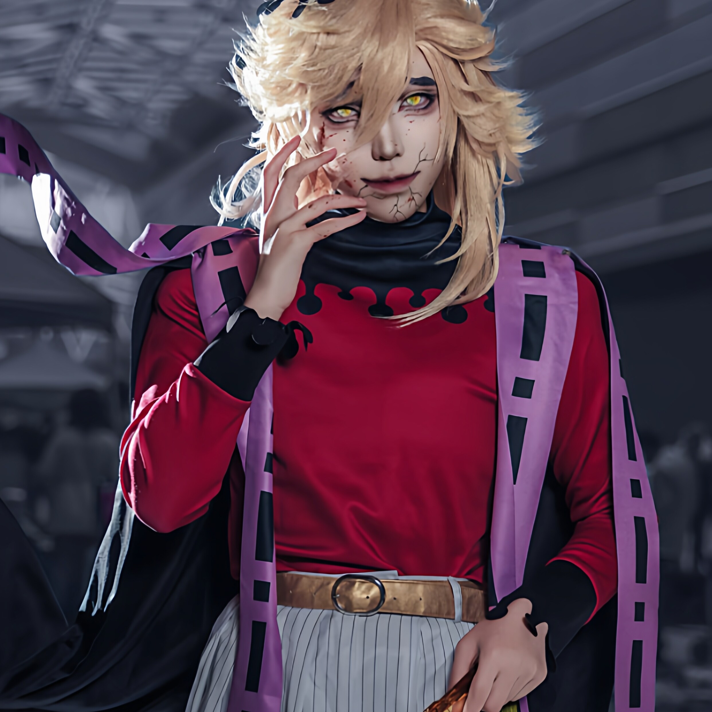 童磨cos服上弦之贰十二鬼Douma鬼灭之刃cosplay动漫二次元衣服装