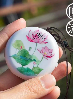 小圆形圆满JY02音频插卡机TF播放彩印数字选曲充电音乐歌曲机