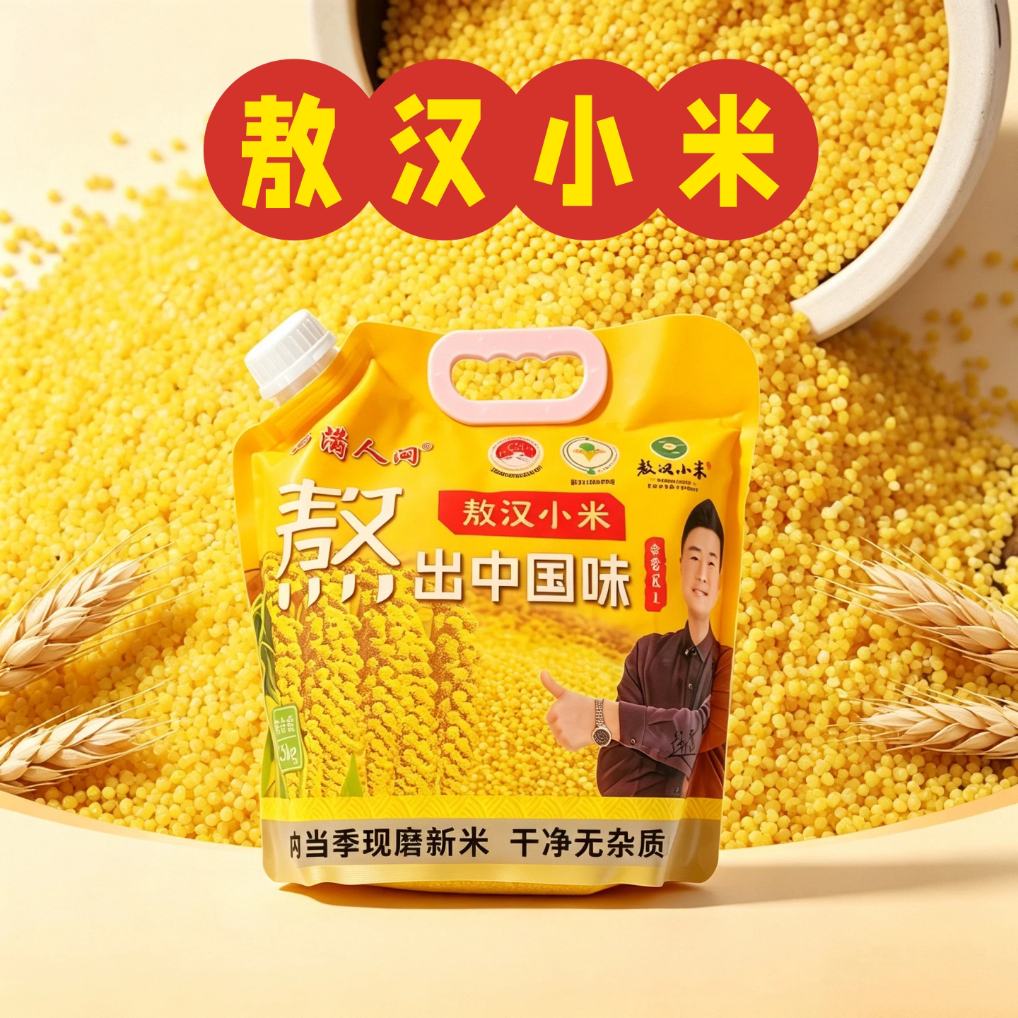 敖汉金苗K1黄小米口感香糯