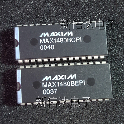 MAX1480BCPI/BEPI  原码进口芯片 自家现货测试好  【直插DIP28】