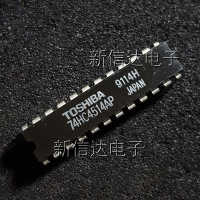 TC74HC4514AP   原码进口芯片 自家现货测试好 【直插DIP24】