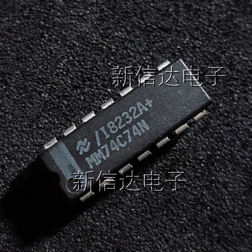 MM74C74N 原码进口芯片  自家现货测试好 【直插DIP14】