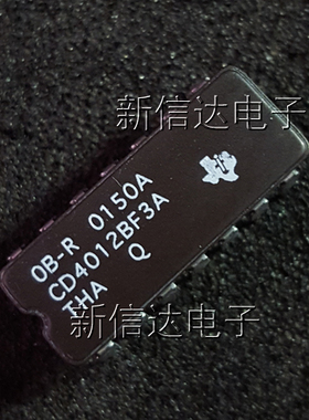 CD4012BF    原码进口芯片 自家现货测试好【陶瓷CDIP14】