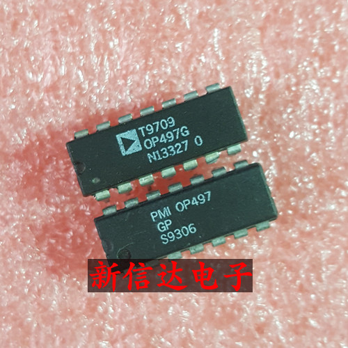 OP497G  GP   原码进口芯片 现货测试好  【直插DIP14】