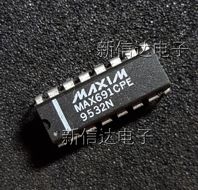 MAX691CPE   原码进口芯片 自家现货测试好  【直插DIP16】