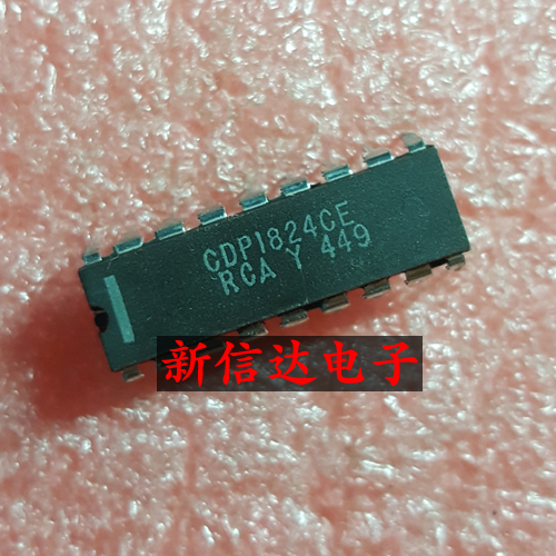 CDP1824CE    原码进口芯片  现货测试好  【直插DIP18】