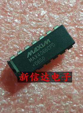 MAX4066CPD    原码进口芯片  现货测试好 【直插DIP14】