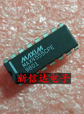 MAX4555CPE    原码进口芯片  现货测试好  【直插DIP16】