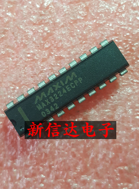 MAX3224ECPP   原码进口芯片  现货测试好  【直插DIP20】
