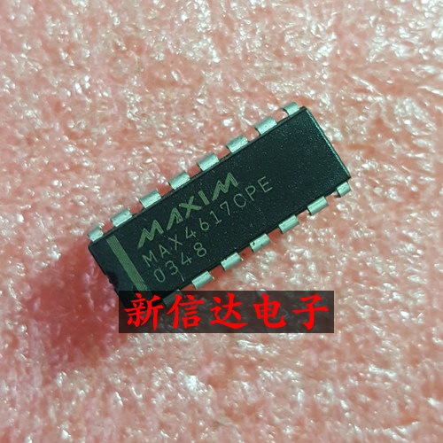 MAX4617CPE   原码进口芯片  现货测试好  【直插DIP16】