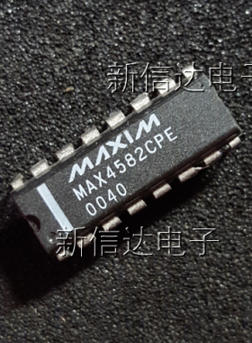MAX4582CPE   原码进口芯片 自家现货测试好  【直插DIP16】