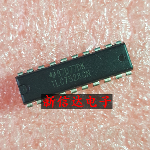 TLC7528CN    原码进口芯片  现货测试好 【直插DIP20】