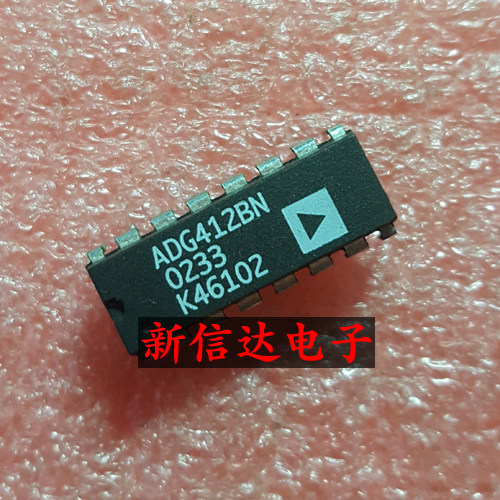 ADG412BN    原码进口芯片  现货测试好 【直插DIP16】