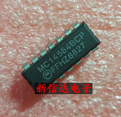 MC14584BCP    原码进口芯片 现货测试好  【直插DIP14】
