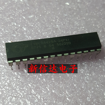 CY8C24423A-24PXI   原码进口IC 自家现货测试好  【直插DIP28】