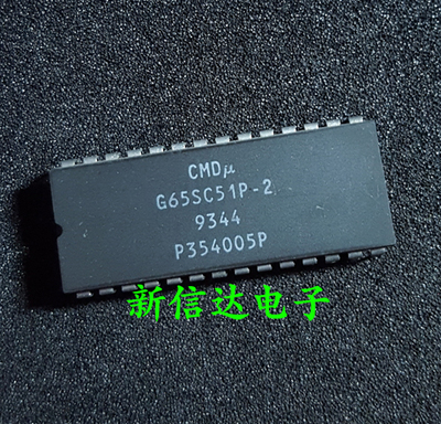 G65SC51P-2    原码进口芯片 自家现货测试好  【直插DIP28】