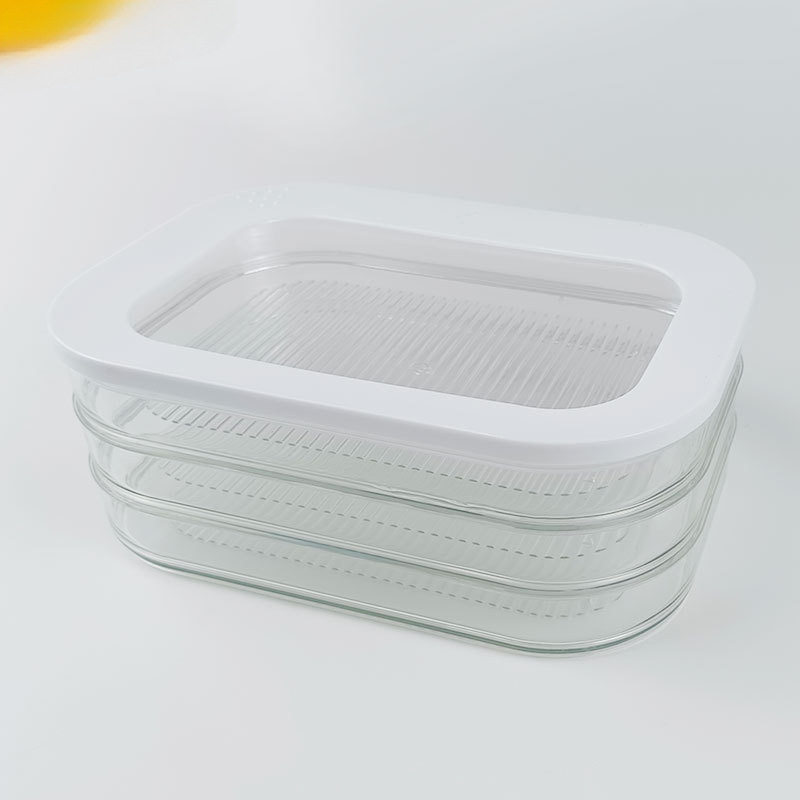 透明专用塑料保鲜盒冰箱厨房收纳盒冷冻带盖冷藏保鲜盒食品级