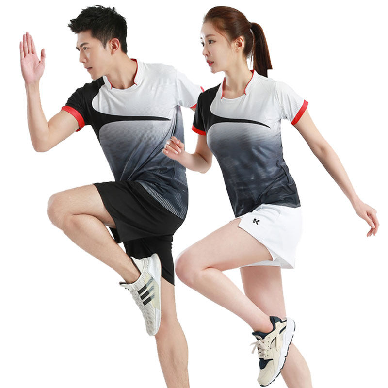 团购裙装白色男款短袖上衣排球服图片