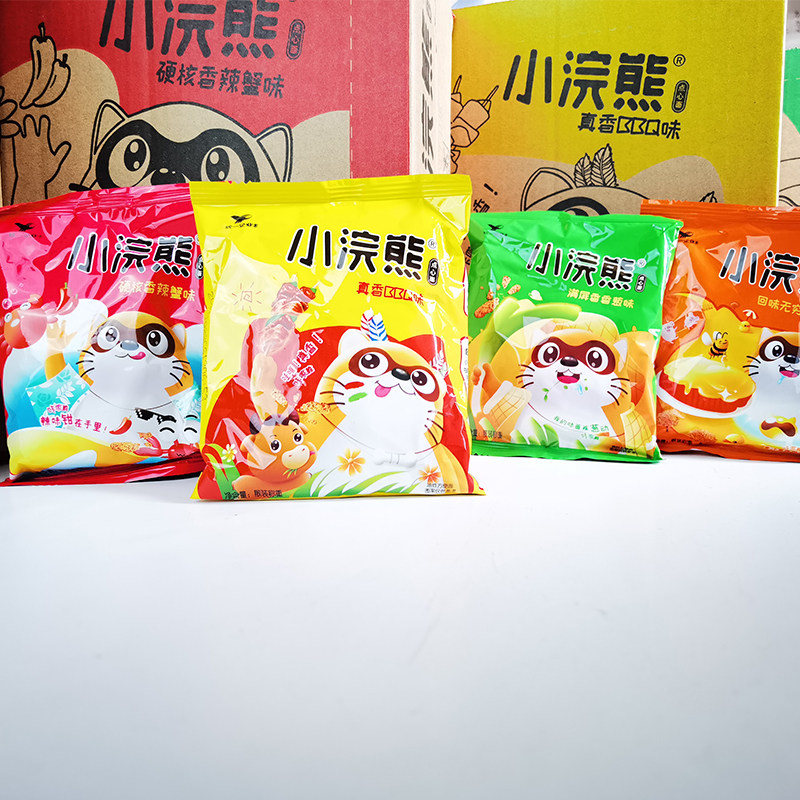 统一小浣熊干脆面掌心干吃捏碎方便面儿童怀旧零食整箱60袋包邮