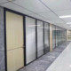 嘉兴办公室隔断简约现代钢化玻璃隔断墙双玻百叶单玻铝合金高隔断