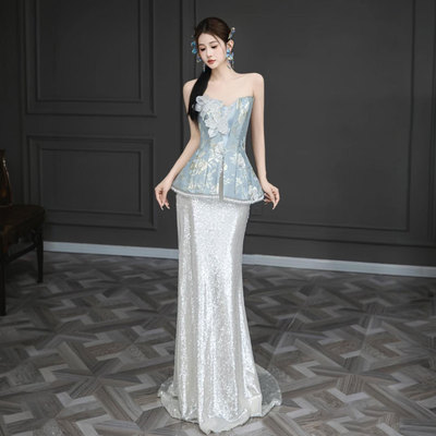 新中式敬酒服新娘结婚高端轻奢
