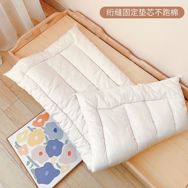 新生儿软床垫儿童幼儿园褥子韩国风宝宝婴儿床褥垫被棉花芯可定制