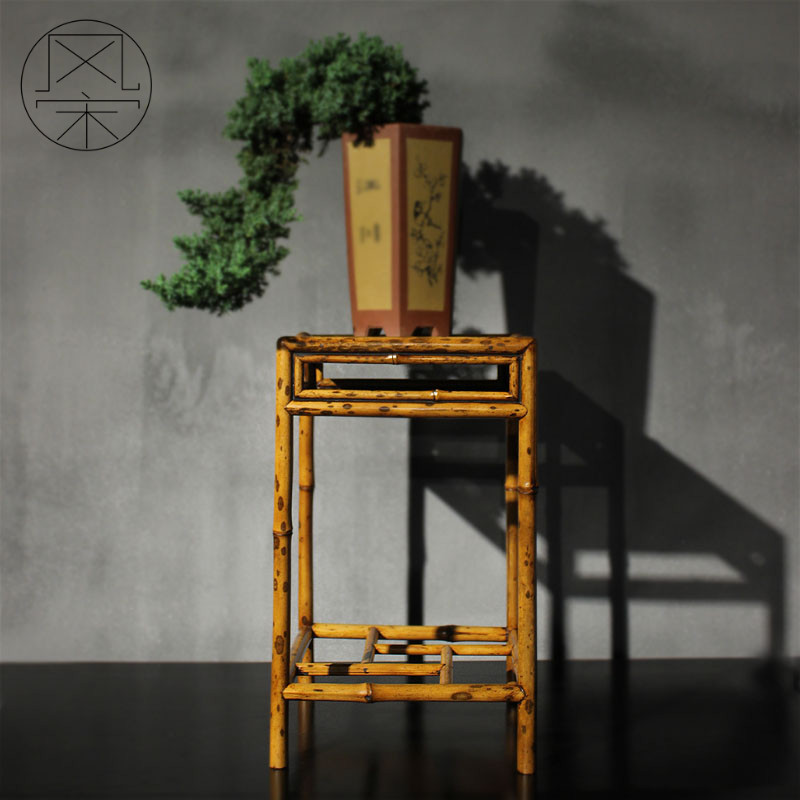 瓷器底座新中式梅鹿竹客厅多层花几花盆花架子绿植落地阳台置物架,餐饮具,茶道/零配,淘宝优惠券,粉丝福利购,淘宝优惠卷