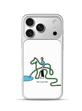 新年龙马吸水适用于苹果17全包17pro高级感14防摔15小众14pro时尚16pro欧美15pr创意16艺术13美式17pro磁吸14