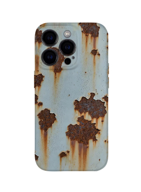 锈迹斑斑菲林软适用于苹果17全包17pro恶搞16拟物15小众16pro时尚15pro艺术17promax个性12全包13趣味14创意