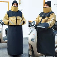 Ветрозащитный зимний электромобиль для велоспорта, удерживающий тепло утепленный плащ, трехколесный велосипед, ветрозащитный чехол