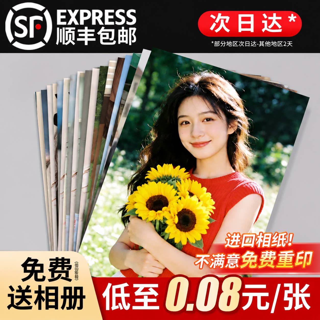 不满意重印↑送相册↑影楼品质图片
