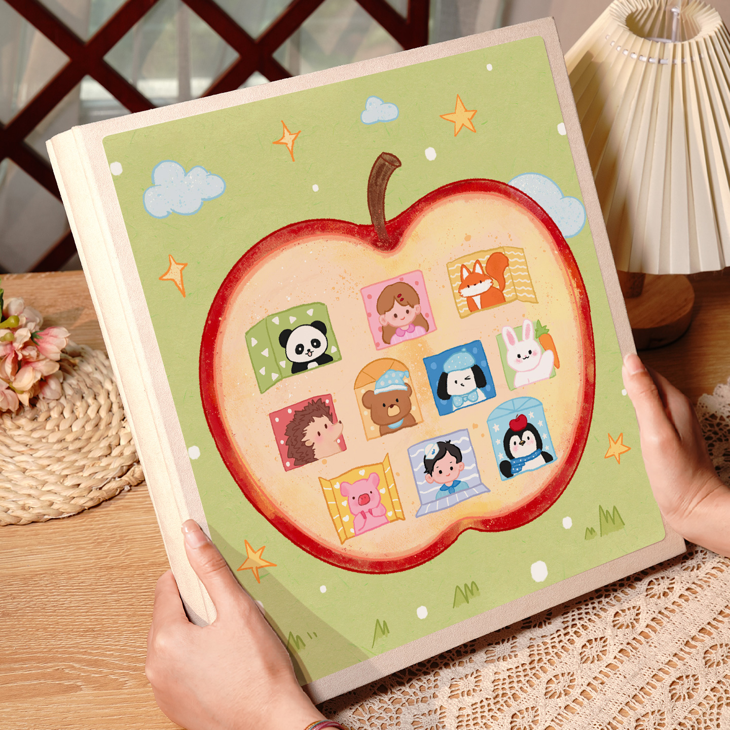 混合尺寸儿童成长纪念册