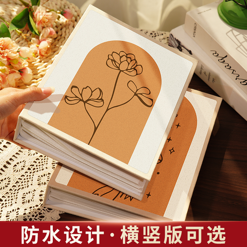 插页式小相册装满不鼓包大容量