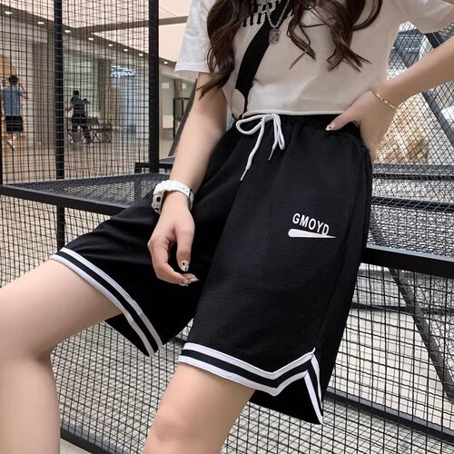 初中生体育考试运动短裤女宽松