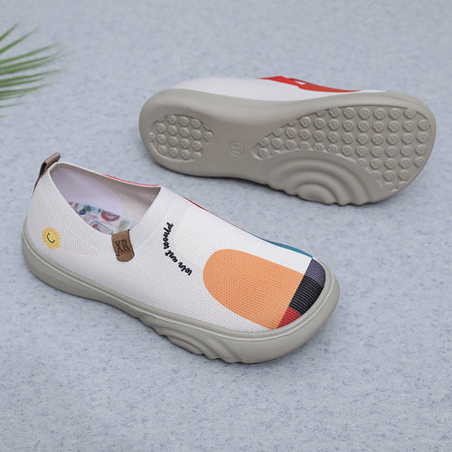 老北京布鞋休闲平底圆头一脚蹬