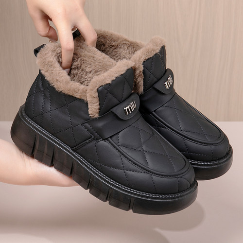 老北京布鞋雪地靴冬季棉鞋保暖